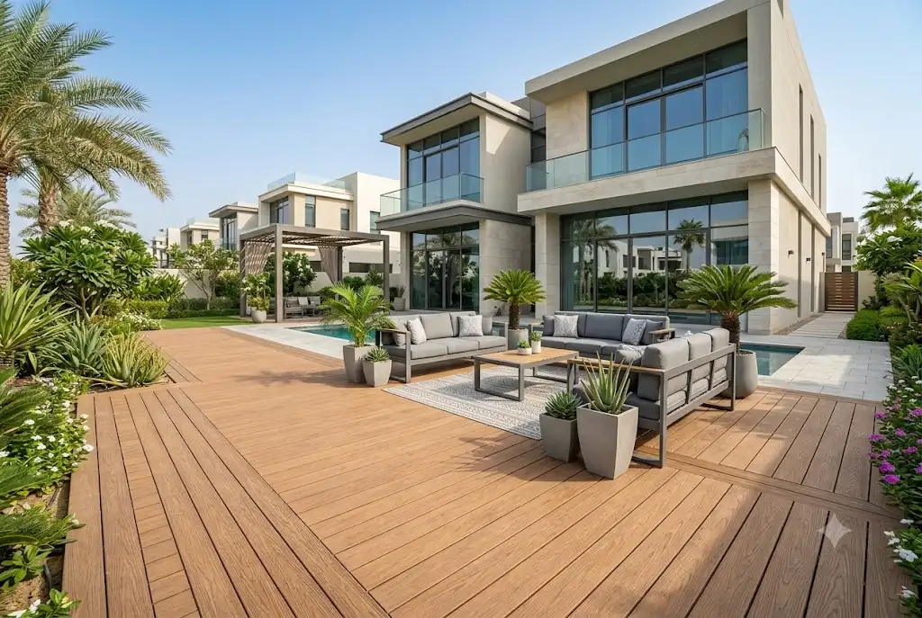 WPC Decking Dubai Outdoor Flooring Project