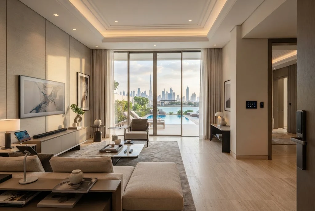 Smart home solutions Dubai with home automation, smart lighting, and security