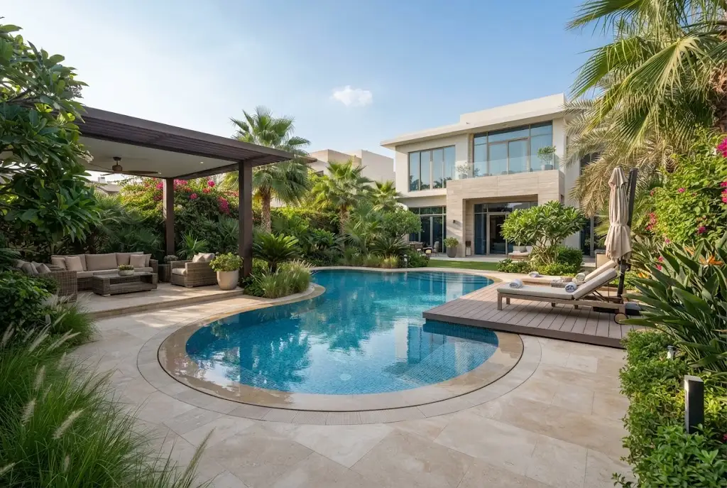 Swimming Pool Landscaping UAE: Ideas, Design & Care