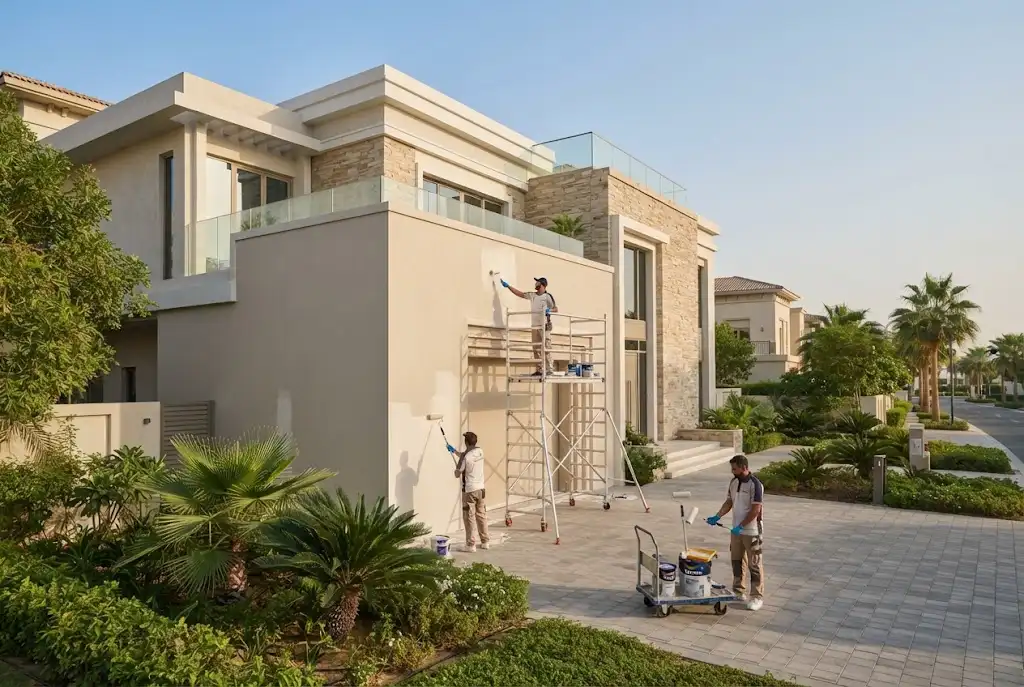 Villa Painting Cost in UAE for professional interior and exterior painting